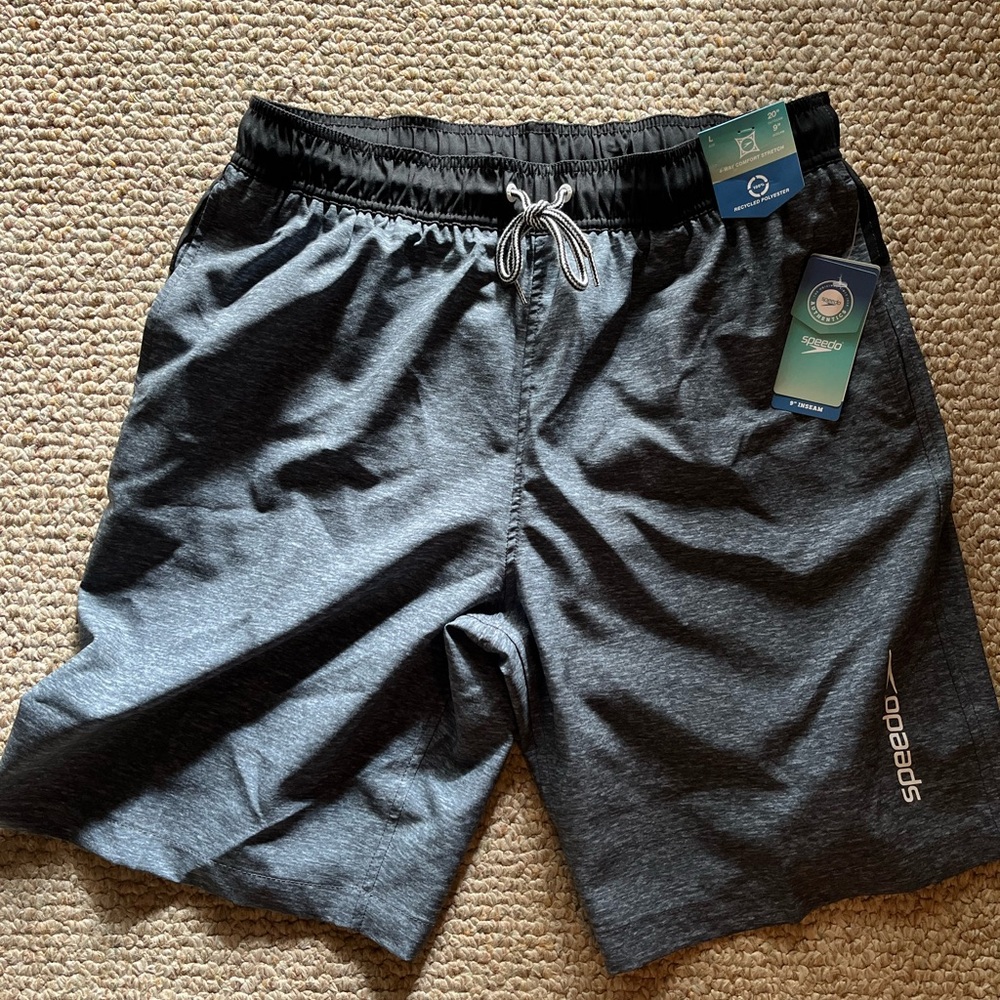 Speedo Charcoal Swim Trunks